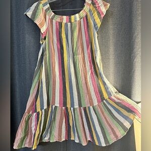 Marine Layer Multi-Color Striped Summer Dress